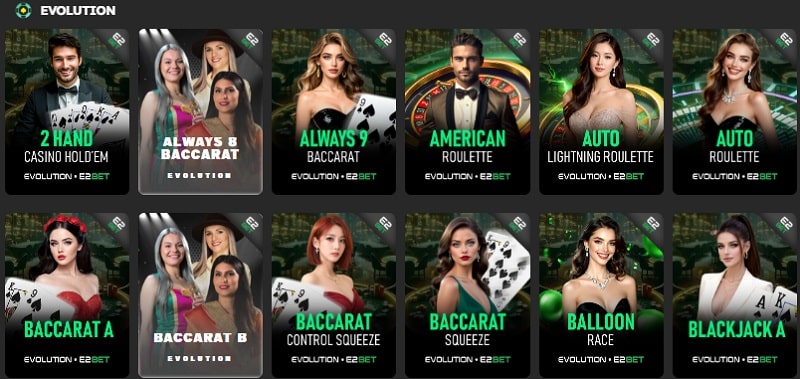 Why choice Evolution casino